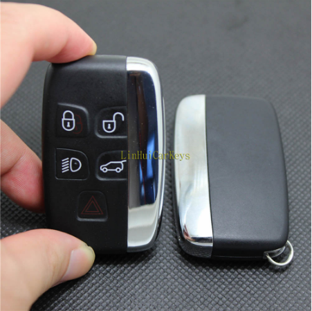 for LAND ROVER DISCOVERY 4 RAGNE ROVER JAGUAR XF XFL XE XJ Car Key Case Blank Replace Smart Remote Key Shell 1Pc
