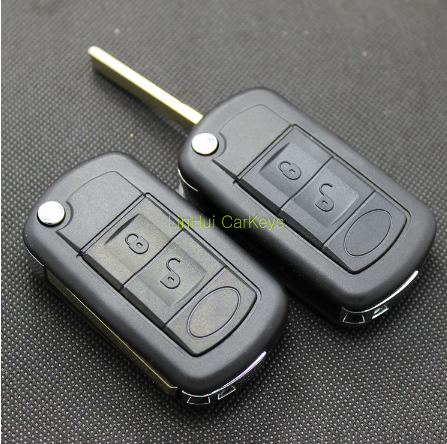 for LAND ROVER DISCOVERY RANGE ROVER FREELANDER Key Case 3 Buttons Uncut Brass Blade Remote Key Replacement Shell 1 PC