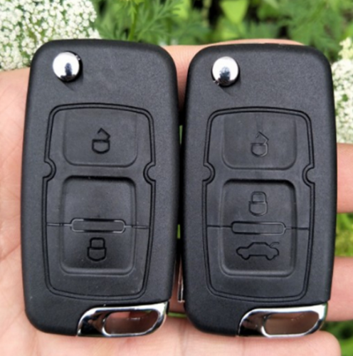2/3 BUTTON FLIP FOLDING REMOTE KEY SHELL CASE FOR Geely Emgrand EC7 GX7 EC715-RV Replacement Remote car key shell