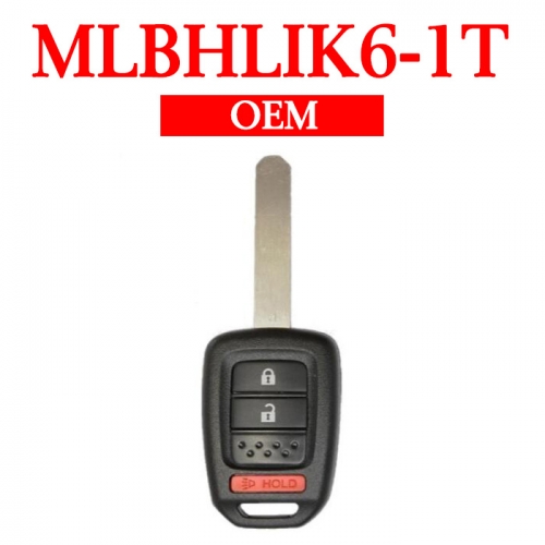 OEM 314 MHz 2+1 Buttons Remote Head Key for Honda CRV Crosstour 2013-2015 - MLBHLIK6-1T