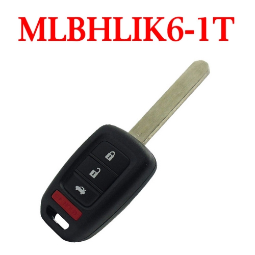 314 MHz 3+1 Buttons Remote Head Key for Honda Accord / Civic 2013-2015 - MLBHLIK6-1T (G Chip)