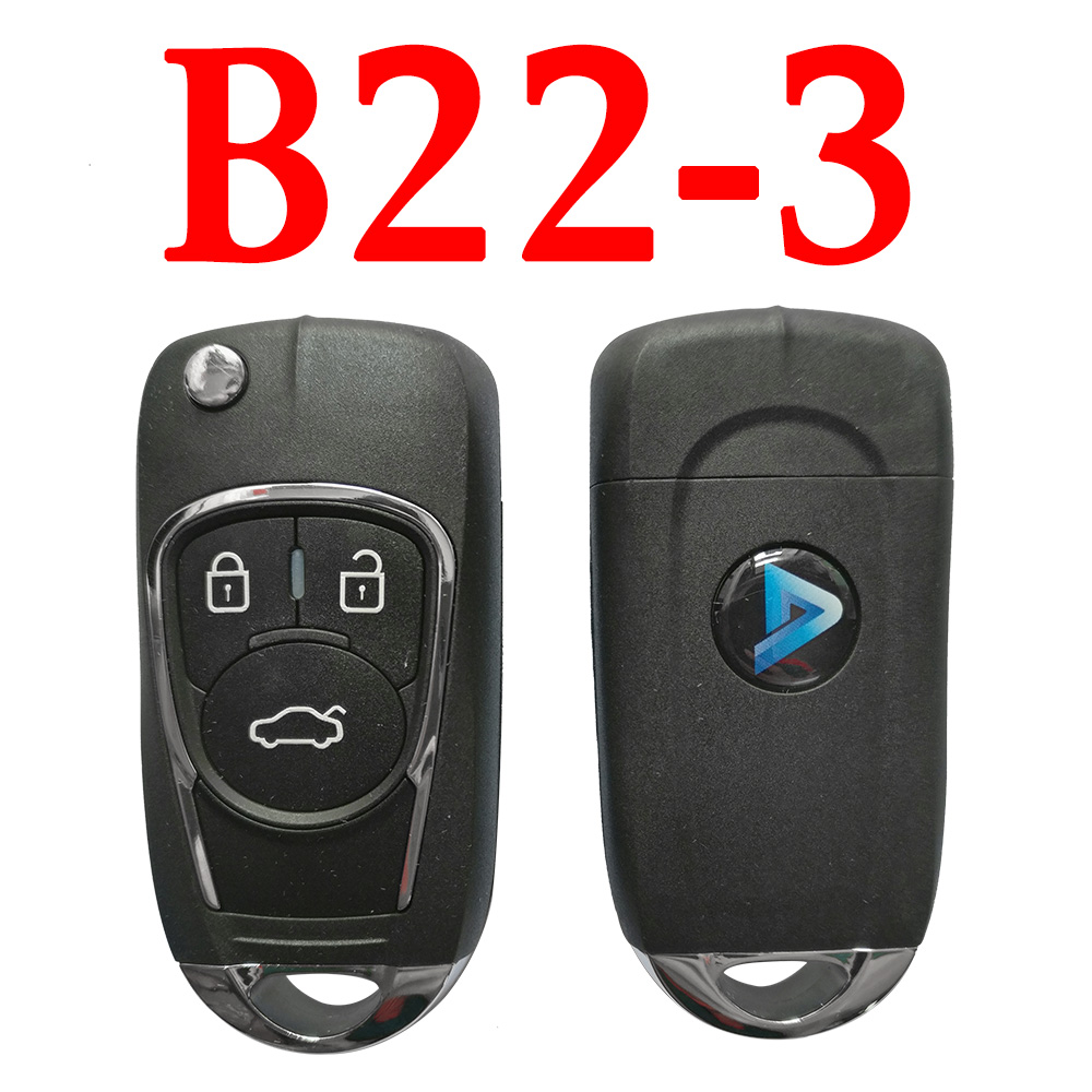 KEYDIY 3/4 Buttons Remote Key B22-3/3+1 B Series for KD900 KD-X2 URG200 Key Programmer 5pcs/lot
