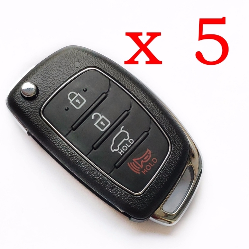 5 pieces Xhorse VVDI 3+1 Buttons Hyundai New Type Wireless Universal Remote Control