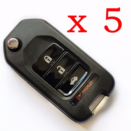 5 pieces Xhorse VVDI Honda New Type Universal Remote Control  This blank remote can be generated to over 600 types of remotes for different car makers