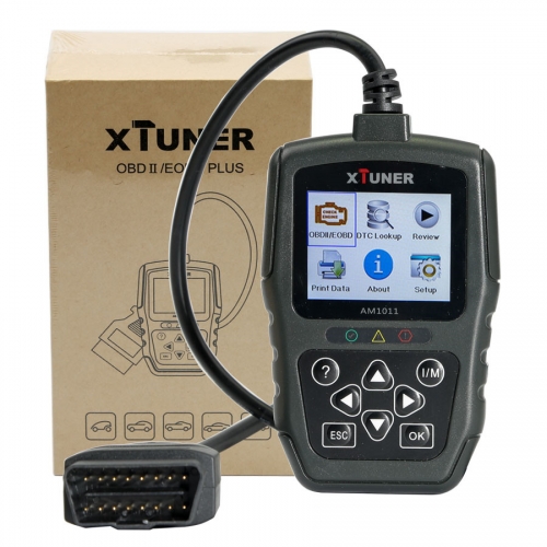 XTUNER AM1011 OBDII/EOBD Plus Code Reader Update Online Multi language