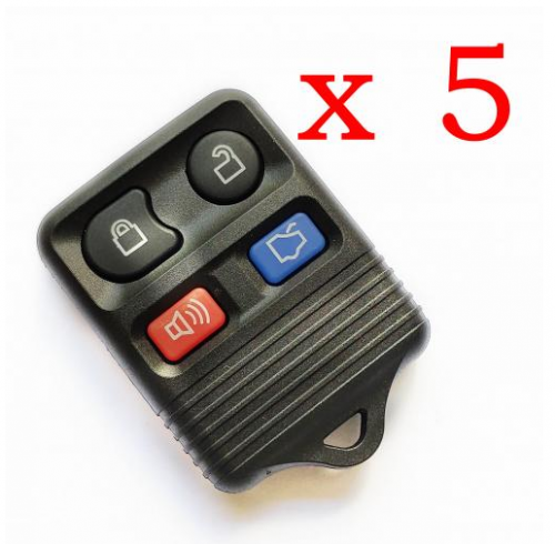 5 pieces Xhorse VVDI 4 Buttons Ford Type Universal Remote Control