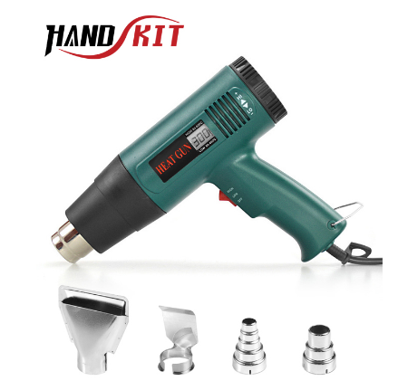 Handskit Digital Heat Gun 1800W 220V EU Plug Electric Hot Air Gun with 4pcs Heater Nozzle Thermoregulator Shrink Wrapping Tools