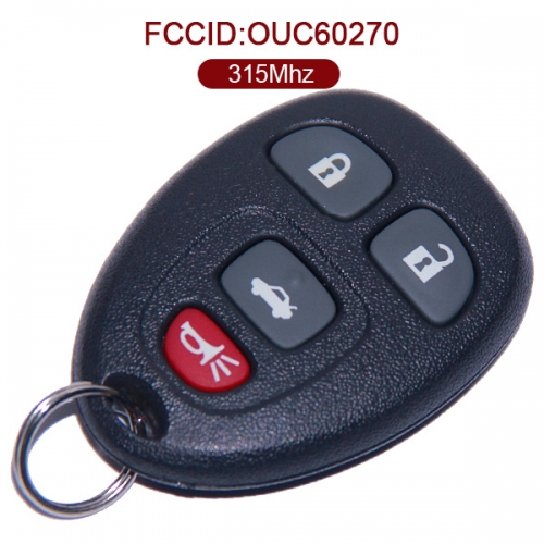 AK019005 for GMC 3+1 Button Remote Set 315MHz OUC60270