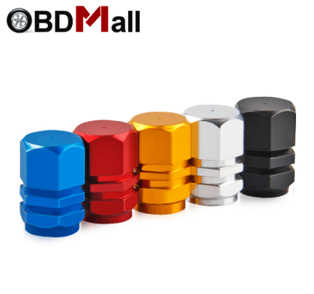 4pcs New Metal Wheel Tire Valve Caps Stem case Wheels Tires & Parts OBD2 Diagnostic tool for VW for Honda for Renault etc