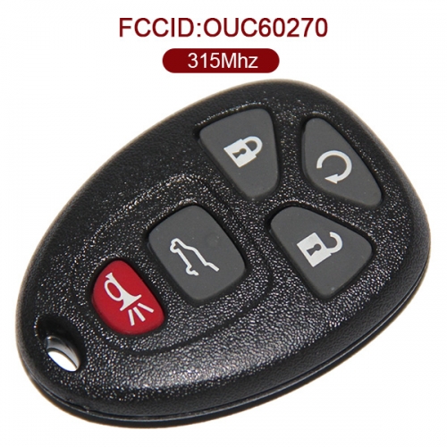 AK019007 for GMC 4+1 Button Remote Set 315MHz OUC60270