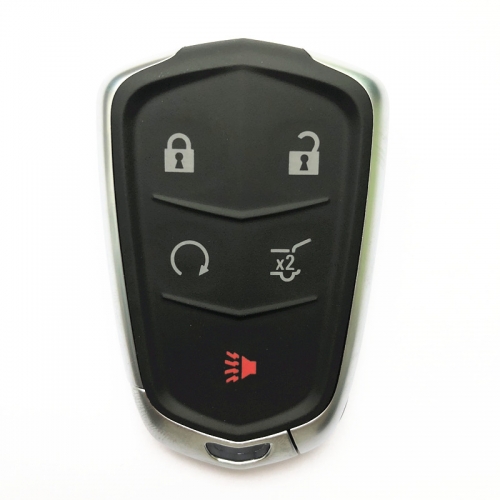 Original 4+1 Buttons 2017-2019 Cadillac XT5 / 5-Button Smart Key / PN: 13510245 / HYQ2EB (OEM)