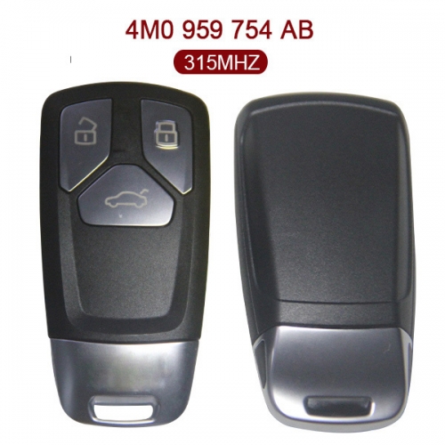Original 3 Buttons 315 MHz Smart Proximity Key for Audi Q7 - 4M0 959 754AB