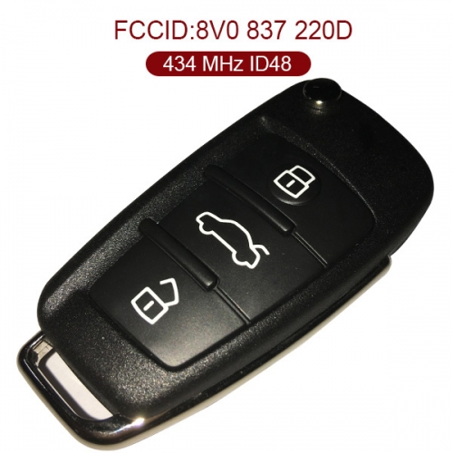 Original 434 MHz Smart Proximity Key for Audi A1 A3 - 8V0 837 220D