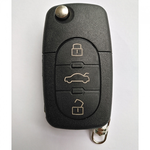 433MHz 3 Button Filp remote control with ID48 Chip for Audi FCCID: 4D0 837 231