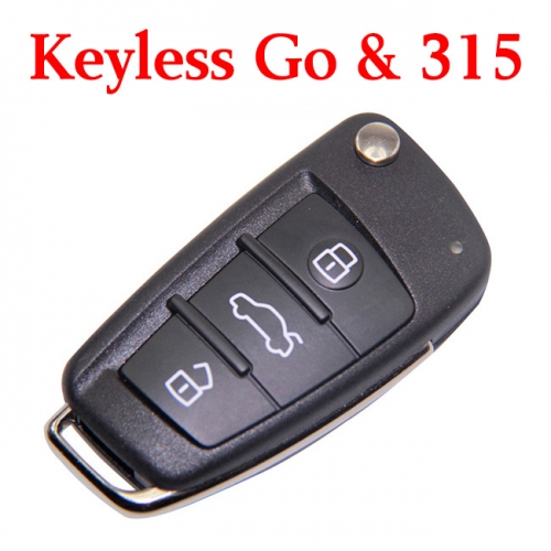 Genuine Audi A6L Q7 Smart Proximity Key 3 Buttons 315 MHz - 8E 4F0 837 220AG