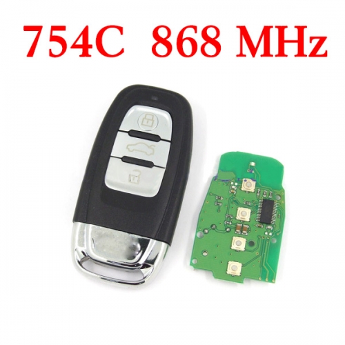 868 MHz Remote Key for AUDI Q5 A4L 754C