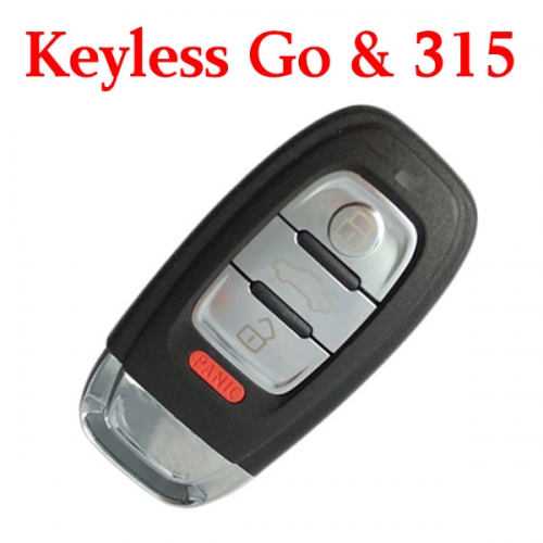 Original 3+1 Buttons 315 MHz Smart Proximity Key for Audi A6L A4L Q5 S5 S6 S7 S8 RS5 A7 A8L