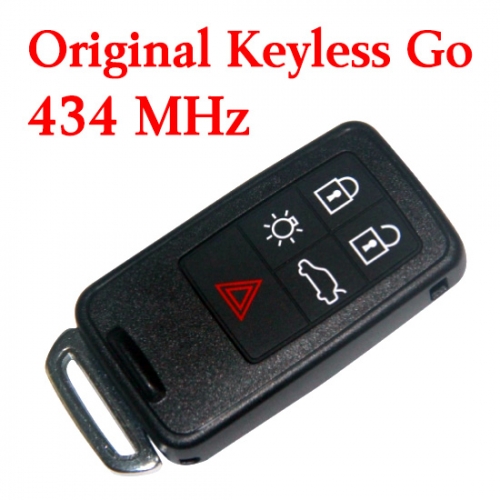 Original 4+1 Buttons 434 MHz Smart Proximity Key for Volvo S80 - Keyless Go