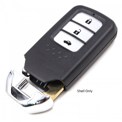 Replacement Smart Remote Key Shell Case Fob 3 Button for Honda Civic Accord 2013-2016