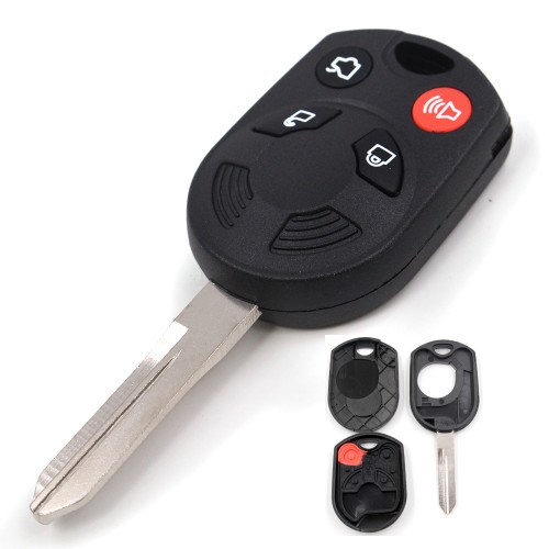 Remote Key Case Fob 4 Button for Mustang Escape Edge Expedition