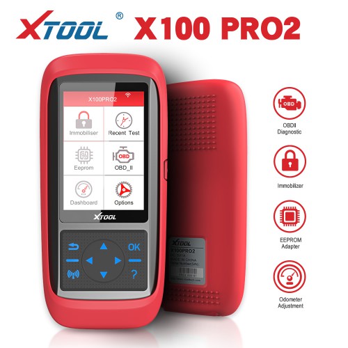 XTOOL X100 Pro2 Auto Key Programmer with EEPROM Adapter Support Mileage Adjustment