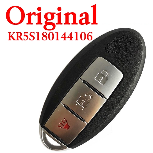 Original 434 MHz 2+1 Buttons Smart Proximity Key for Nissan Rogue 2014-2017 - KR5S180144106 ( 4A Cihp )
