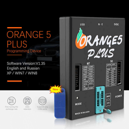 2020 Orange5 Plus V1.35 Programmer With Full Adapter Enhanced Functions with USB dongle