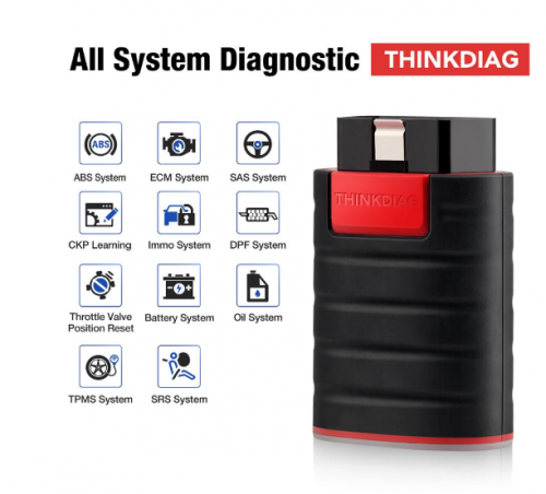 Thinkcar ThinkDiag obd2 Code Reader Scanner all system Bluetooth Andriod IOS diagnostic tool 15 reset service pk EasyDiag AP200