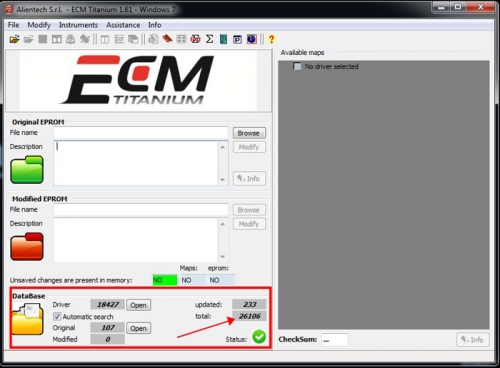 New Version ECM TITANIUM 1.61 With 18259+ Driver