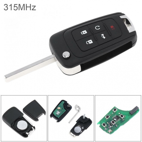 315Mhz Keyless Entry Remote Car Key Fob Replace For OHT01060512 Chevrolet Buick