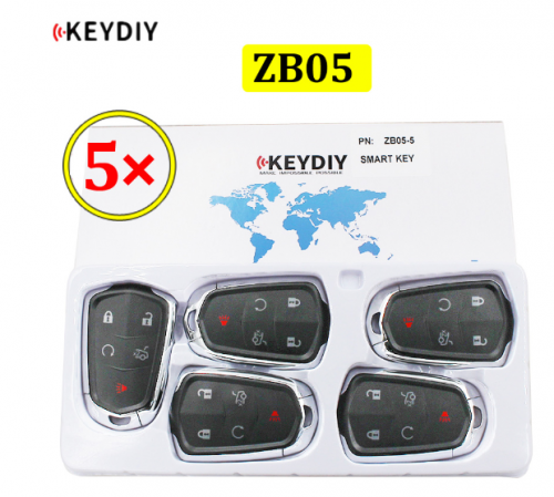 Universal ZB05 KD Smart Key Remote for KD-X2 - Pack of 5