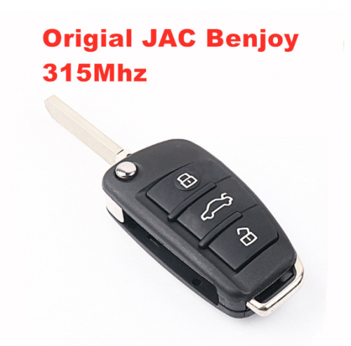 For original JAC Benjoy folding remote control car key 315Mhz