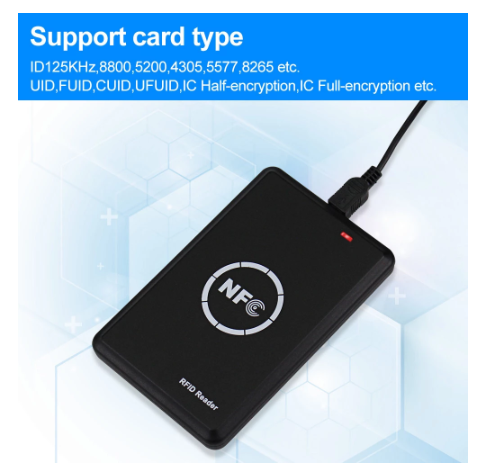 Handheld RFID ID Card Copier Key Reader Writer Duplicator 125KHz+5PCS Tags  US