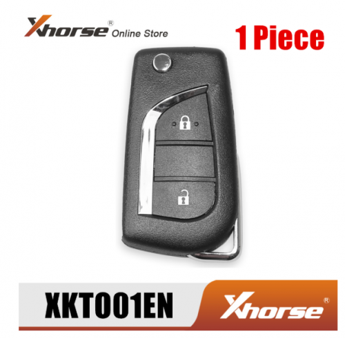 XHORSE XKTO01EN Universal Remote Key for Toyota 2 Buttons for VVDI Key Tool and VVDI2 (English Version)