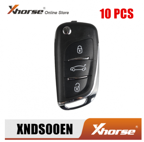 XHORSE XNDS00EN Wireless Universal Remote Key For DS Style 3 Buttons XN002 for VVDI Key Tool 10pcs/Lot