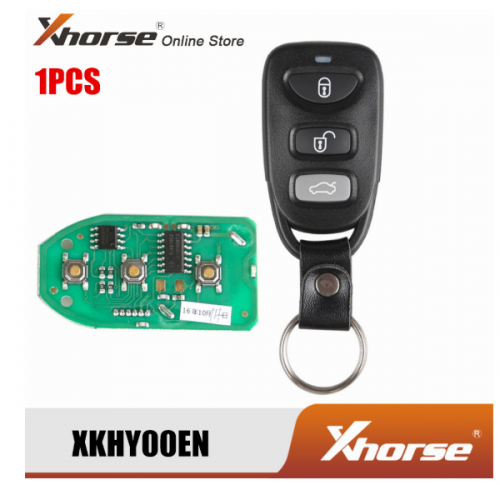 XHORSE XKHY00EN For Hyundai Wired Universal Remote Key 3 Buttons For VVDI Key Programmer 1PCS