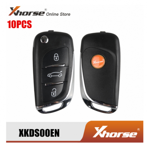 XHORSE XKDS00EN Wire Remote Key 3 Buttons for VVDI Key Tool 10pcs/Lot
