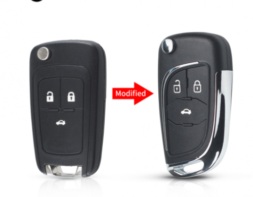Modified Folding Remote Car Key Shell For Chevrolet Cruze Epica Lova Camaro For Opel Vauxhall Insignia Astra Mokka For Buick