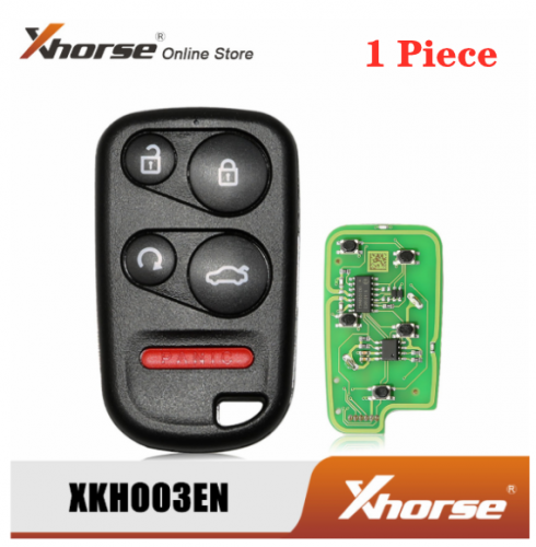 XHORSE XKHO03EN Universal Remote Key Fob for VVDI Key Tool With Remote Start & Trunk Button