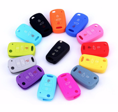 Car Key Case Cover Silicone Shell For Kia Rio K2 K3 K5 Sportage Soul Optima Ceed Sorento Hyundai I20 I30 I35 Ix20 Ix35 3 Buttons