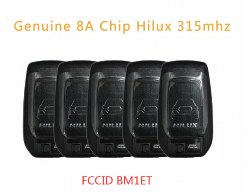 100% Genuine 8A Chip Remote Car Key for Hilux Toyota remote key 315mhz 2 buttons FCCID BM1ET With Logo