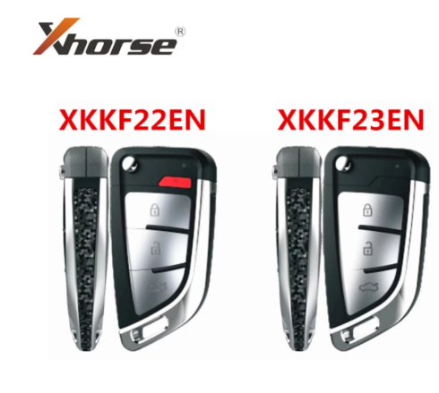 1/5/10pcs Xhorse Wire Universal 3/4 Buttons Remote Car Keys XKKF22/23EN for VVDI MINI Key Tool MAX PLUS/VVDI2 Key Programmer