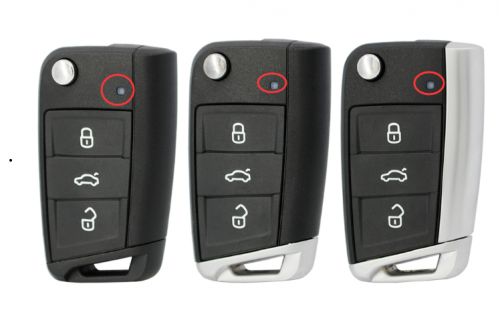 3 button Folding Flip Remote Key Shell Case For VW Golf 7 4 5 Passat b5 b6 polo Touran Jetta Seat Skoda Replacement key