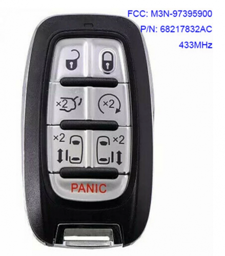 for Chrysler Pacifica 2017 2018 2019 2020 Proximity Smart Remote Key Fob M3N-97395900 68217832AC