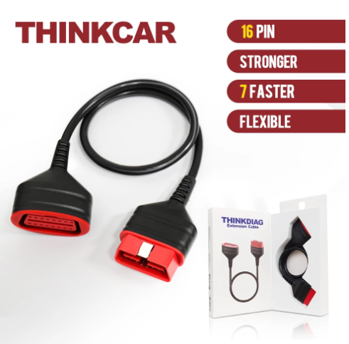 ThinkDiag Universal OBD2 Male to Female Extension Cable for Easydiag 3.0/Mdiag/Golo Original Main OBD 2 Extended Connector 16Pin