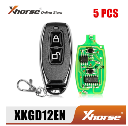 Xhorse XKGD12EN Wire Remote Key Garage Door English Version 5PCS/Lot