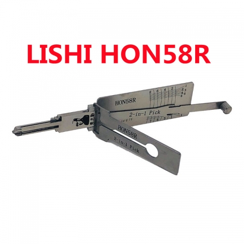 Original Lishi Honda HON58R HD103 HD106 2-In-1 Pick Door Trunk