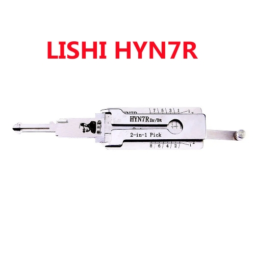 Lishi HYN7R 2 in 1 lock pick and decoder for old Hyundai & Kia car