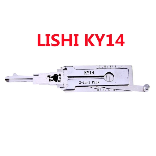 Lishi KY14 2 in 1 lock pick and decoder Tool