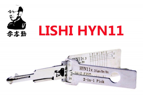 Lishi HYN11 2 in 1 lock pick and decoder for old hyundai & kia car